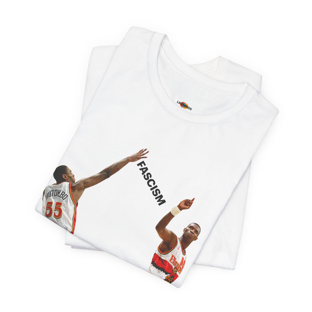 "Not In My House" Anti-Fascism Basketball  Tee