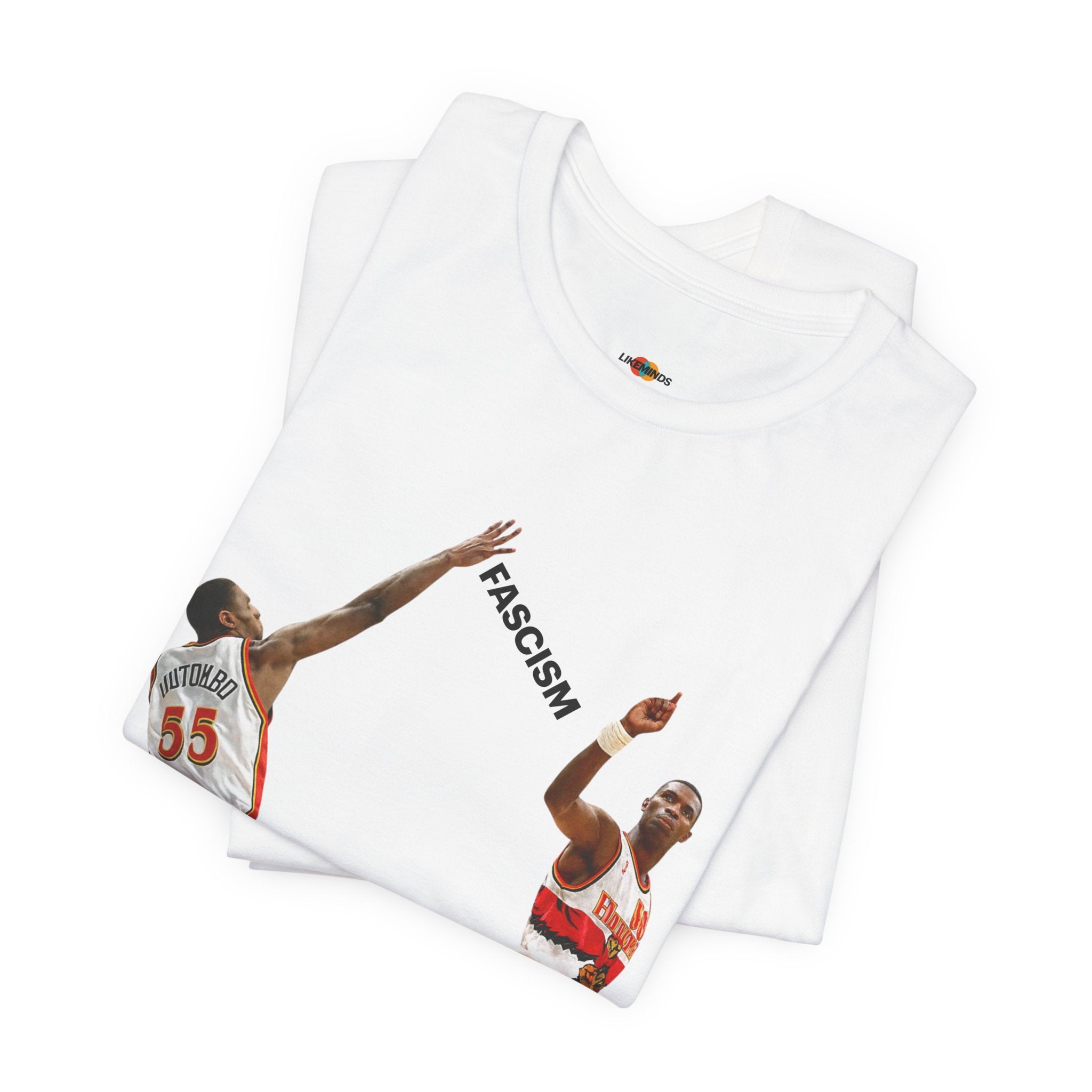 "Not In My House" Anti-Fascism Basketball  Tee