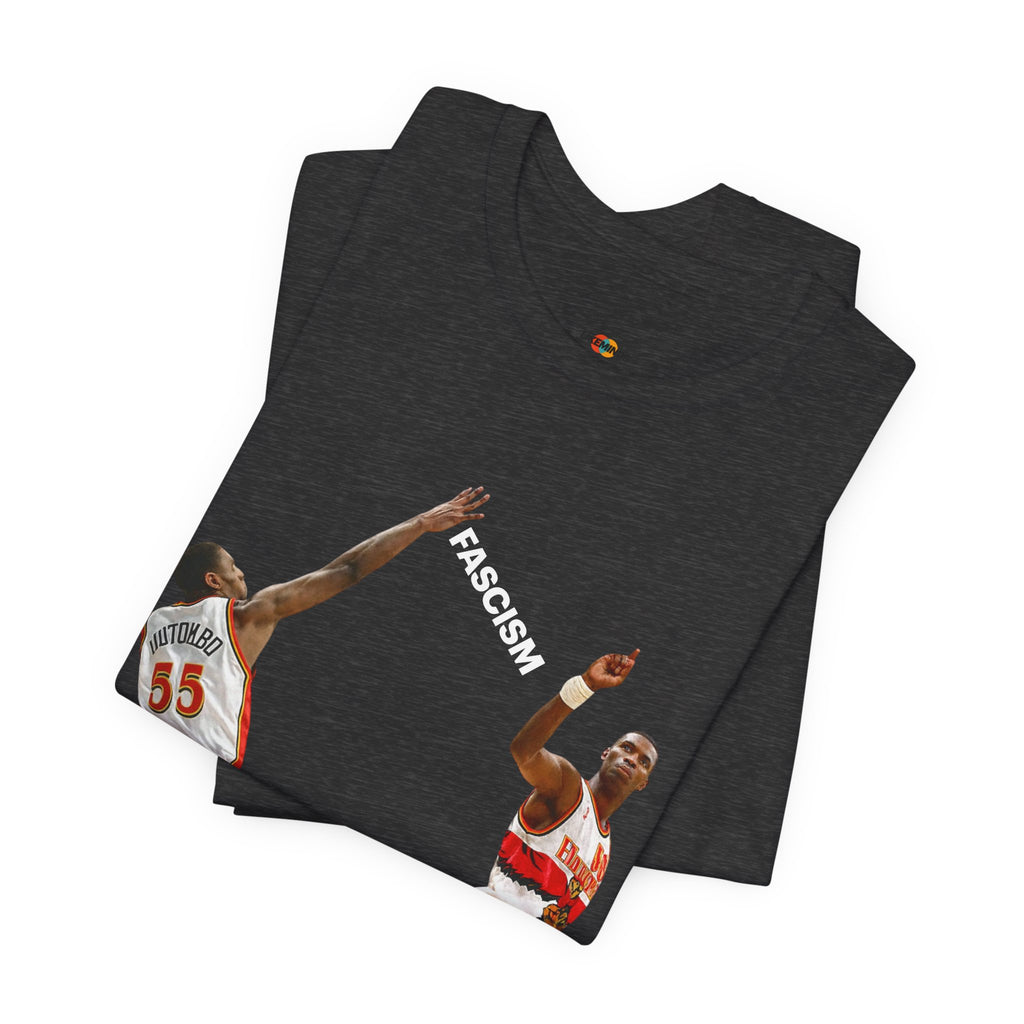 "Not In My House" Anti-Fascism Basketball  Tee