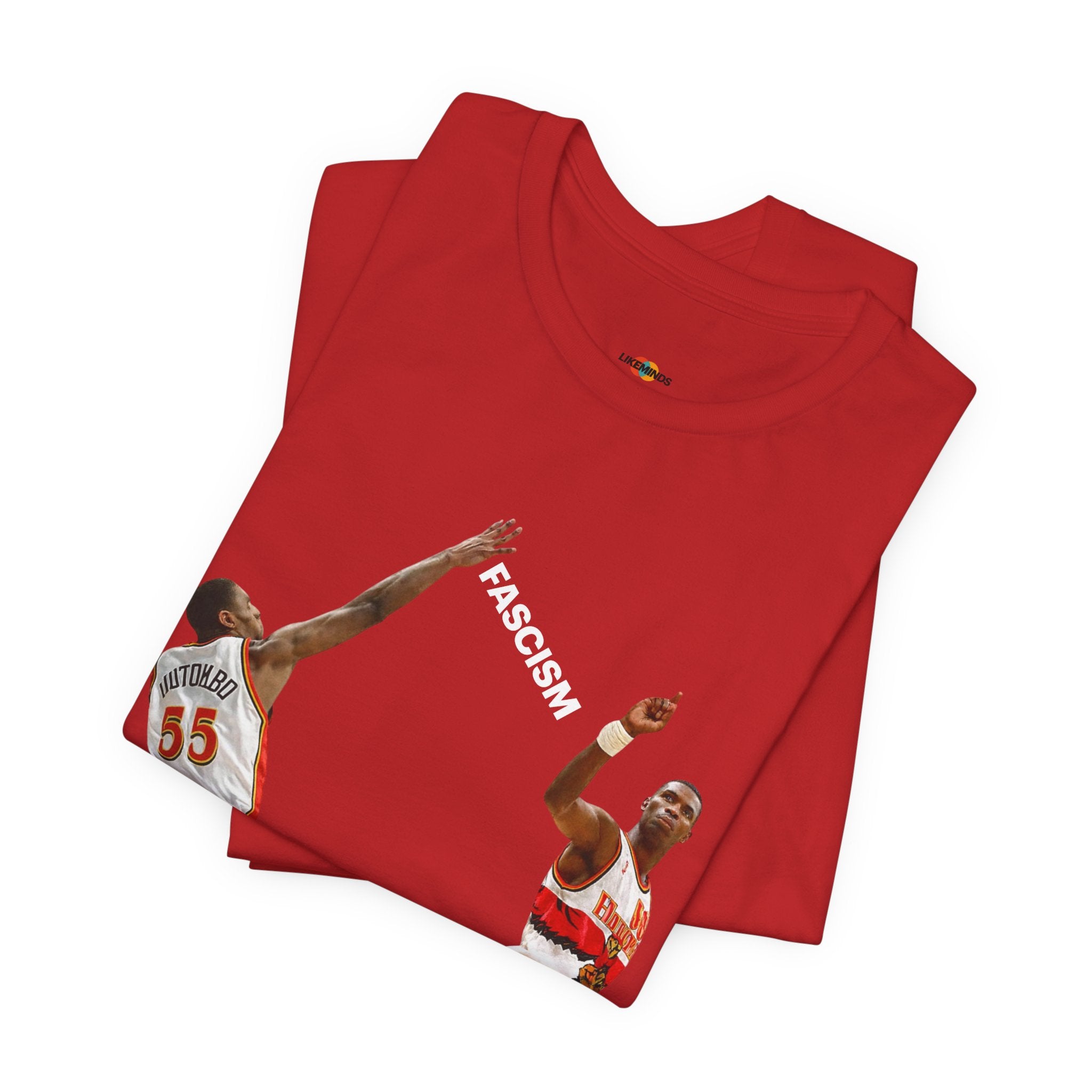 "Not In My House" Anti-Fascism Basketball  Tee